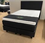 Boxspring 120x200 Zwart stof Direct/Leverbaar/EnschedeE-9875