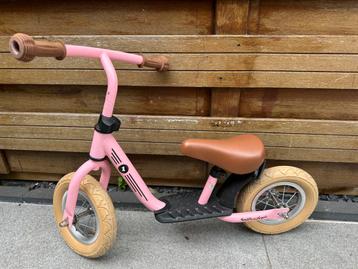 Starter vintage pink loopfiets beschikbaar voor biedingen