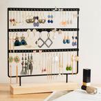 Oorbellenrekje - 3 Niveaus - 69 Gaatjes, Sieraden, Tassen en Uiterlijk, Oorbellen, Overige materialen, Hangers, Zwart, Nijverheidsweg-Noord 77, 3812PK, Amersfoort