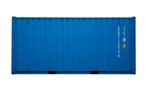 Twee zee Containers van zes meter lang blauw van kleur, Ophalen of Verzenden, Gebruikt