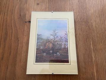 Klein glas fotolijstje 13 x 18 cm beschikbaar voor biedingen