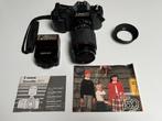 Canon T50 camera met Canon flitser 244T en Tokina zoomlens, Ophalen, Gebruikt, Spiegelreflex, Canon