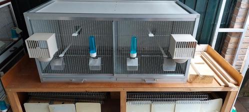 Trespa aluminium broedkooi 105 ( 2 x 50 ), Dieren en Toebehoren, Vogels | Hokken en Kooien, Zo goed als nieuw, Broedkooi of Kweekkooi