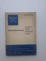 NBM STREEKVERVOER DIENSTREGELING INGAANDE - 29 MEI 1960, Ophalen of Verzenden, Gebruikt, Bus of Metro, Boek of Tijdschrift