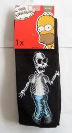 The Simpsons Sokken Homer Simpson Halloween Special, Ophalen of Verzenden, Nieuw, Maat 43 t/m 46, Zwart