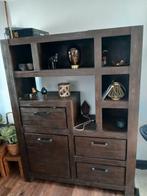 Koloniale Teakhouten Kast, Huis en Inrichting, Ophalen, 25 tot 50 cm, Teakhout