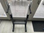 Verstelbare halterbank / squat rack – stevig en compact, Sport en Fitness, Fitnessmaterialen, Ophalen, Zo goed als nieuw, Rug
