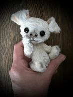 Puppy hond teddybeer beer handgemaakt beweegbaar pop doll, Ophalen of Verzenden, Nieuw, Stoffen beer, Overige merken