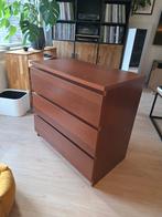 Ladenkast IKEA Malm 3 laden bruin (80Bx78Hx48D), Huis en Inrichting, Ophalen, Gebruikt, 50 tot 100 cm, 3 of 4 laden