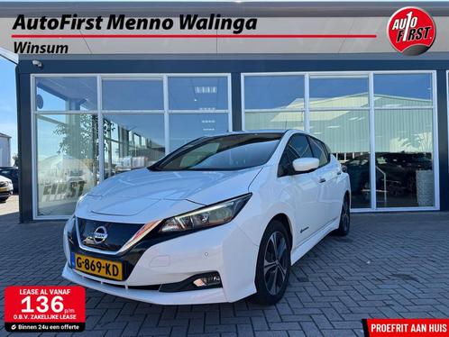 Nissan LEAF N-Connecta 40 kWh|Stoel/stuurverwarming|Navi|Ron, Auto's, Nissan, Bedrijf, Te koop, Leaf, 360° camera, ABS, Adaptive Cruise Control