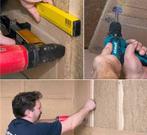 Leemstuc (leembouw) plaat, glasvezel, schroeven., Ophalen, Zo goed als nieuw