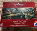 Thomas Kinkade Trio Puzzel - 1000+500+500, Hobby en Vrije tijd, Denksport en Puzzels, Ophalen of Verzenden, Meer dan 1500 stukjes