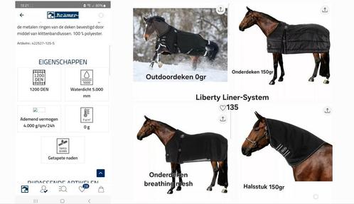 Felix Bühler dekens compleet set 135, Dieren en Toebehoren, Paarden en Pony's | Dekens en Dekjes, Zo goed als nieuw, Ophalen of Verzenden