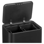 Design prullenbak op pootjes - 2x12,5 liter, Ophalen, 50 tot 75 cm, Metaal, 20 tot 30 liter