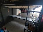 Mooie stalen bed met matras! (Hoogslaper), Huis en Inrichting, Slaapkamer | Stapelbedden en Hoogslapers, Ophalen, Eenpersoons