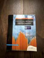 Statistical methods for psychology Howell, Boeken, Studieboeken en Cursussen, Gelezen, Ophalen of Verzenden, WO