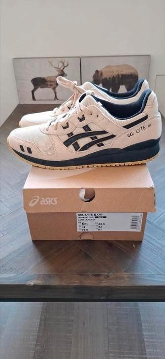 Asics Gel Lyte 3 Black Vanilla maat 43,5, Kleding | Heren, Schoenen, Nieuw, Sneakers of Gympen, Overige kleuren, Ophalen of Verzenden