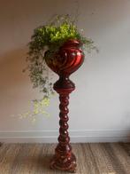 Franse Piedestal zuil met bloempot 1930’s Antiek Vintage, Ophalen, Gebruikt, ?, ?