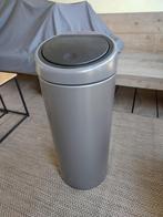 Brabantia touch bin prullenbak, Ophalen, Gebruikt, 50 tot 75 cm, 20 tot 30 liter