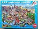 PUZZEL- 222 SPREEKWOORDEN EN GEZEGDEN -1000 STUKJES, Hobby en Vrije tijd, Denksport en Puzzels, Ophalen, 500 t/m 1500 stukjes