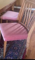 Set van 6 eetkamerstoelen, Huis en Inrichting, Ophalen, Zo goed als nieuw, Bruin, Hout