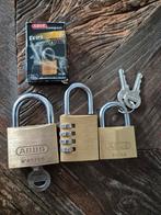 Hangslot ABUS, Ophalen of Verzenden, Zo goed als nieuw, Koper of Messing, Slot
