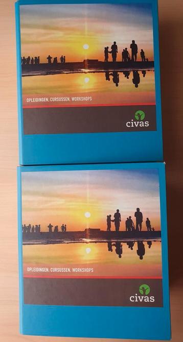 Civas, voedingsdeskundige. Twee mappen.  beschikbaar voor biedingen