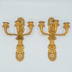 Wandkandelaren Empire, Antiek en Kunst, Antiek | Kandelaars, Ophalen of Verzenden, Koper of Brons
