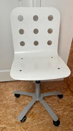 Bureaustoel wit hout Ikea, Huis en Inrichting, Bureaustoelen, Ophalen, Wit, Bureaustoel