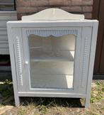 Brocante wit houten theekastje, Ophalen