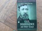 Henry David Thoreau, Civil Disobedience and other Essays, Ophalen of Verzenden, Gelezen