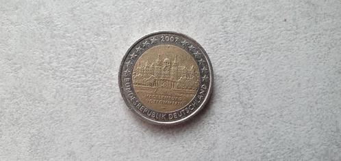 2 Euro 2007 €2 munt Duitsland Mecklenburg Vorpommern, Postzegels en Munten, Munten | Europa | Euromunten, Losse munt, 2 euro, Duitsland