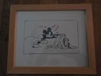 Mooie originele Mickey Mouse sketch, Ophalen of Verzenden, Mickey Mouse, Zo goed als nieuw, Beeldje of Figuurtje