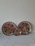 Vintage Sierborden - Gold Kabuki Red, Ophalen of Verzenden
