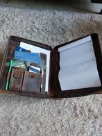 Greenburry Lederen Schrijfmap / Organizer, Ophalen of Verzenden, Gebruikt, Overige typen