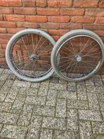 2 rolstoelwielen maat band 24 x 1.75, Ophalen of Verzenden, Zo goed als nieuw, Duwrolstoel