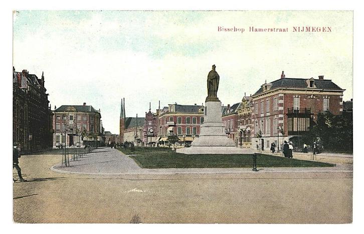 975753 Nijmegen Bisschop Hamerstraat 1918 Gelopen met post, Verzamelen, Ansichtkaarten | Nederland, Gelopen, Gelderland, Voor 1920