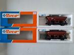 2 Nette Roco H0 NS/DB zelfloswagons 4335A/4335C