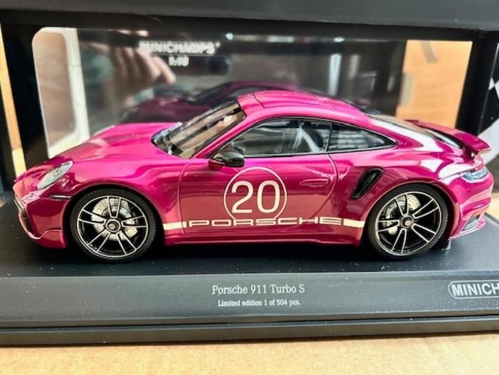 Porsche 992 Turbo S Minichamps nieuw 1:18, Hobby en Vrije tijd, Modelauto's | 1:18, Nieuw, Auto, MiniChamps, Ophalen of Verzenden