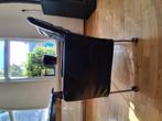zwarte stoelen met wielen, Huis en Inrichting, Stoelen, Ophalen of Verzenden, Gebruikt, Zwart, Vijf, Zes of meer stoelen