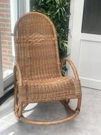 Vintage rotan rieten schommelstoel nu 40 euro!, Ophalen, Zo goed als nieuw, Stoel(en)