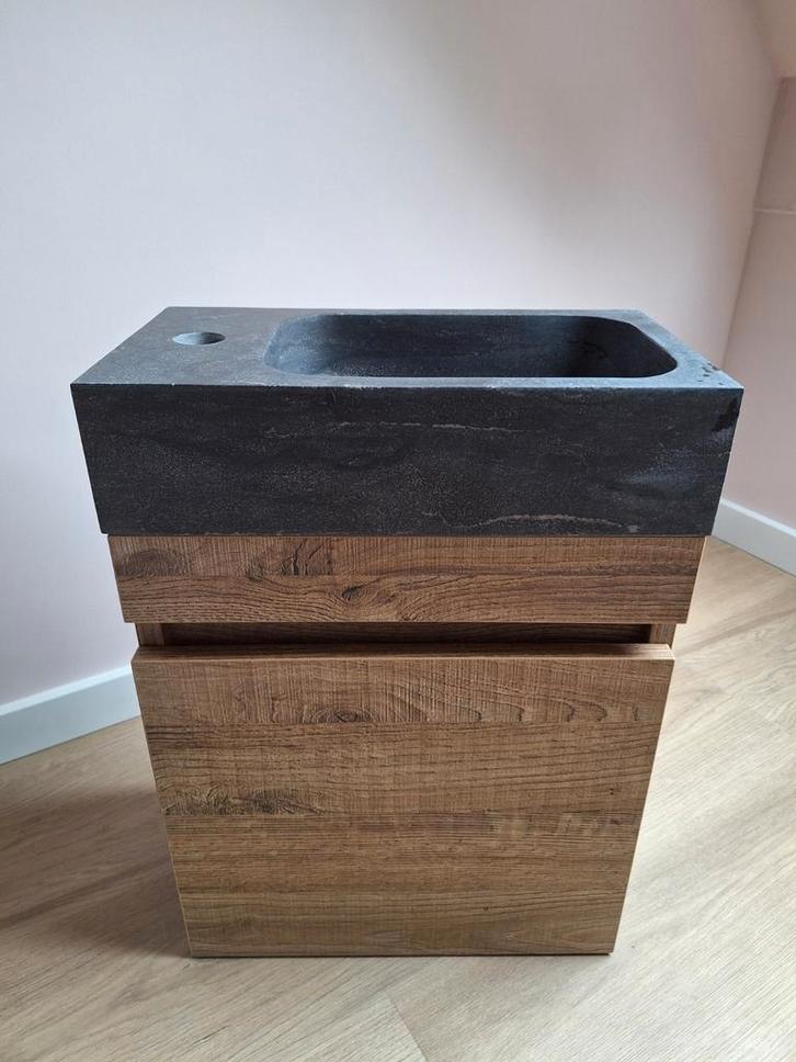 Wastafel/Natuursteen toilet Fonteinmeubel, Doe-het-zelf en Verbouw, Sanitair, Nieuw, Wastafel, Steen, Ophalen