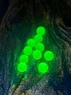 10 uranium glass balls, Ophalen of Verzenden