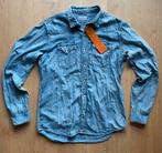 Replay spijker denim shirt overhemd blauw XL, Kleding | Heren, Overhemden, Blauw, Ophalen of Verzenden, Zo goed als nieuw, Halswijdte 43/44 (XL)