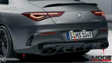 Mercedes cla 45S AMG EARO Bumper achter diffuser a1188859501 beschikbaar voor biedingen