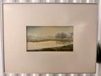 Jan Groenhart Aquarel - Landschap bij Wormer, Antiek en Kunst, Ophalen