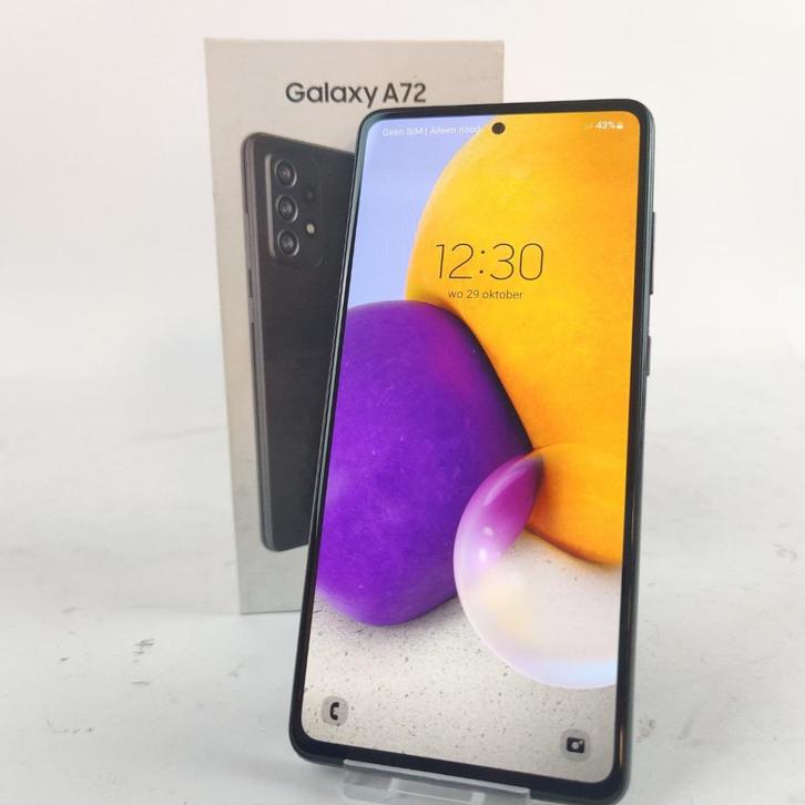 Samsung Galaxy A72 128GB || android 12 || nu voor €149.99, Telecommunicatie, Mobiele telefoons | Hoesjes en Frontjes | Samsung