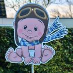 Geboortebord 'Baby jongen' te huur!, Kinderen en Baby's, Kraamcadeaus en Geboorteborden, Geboortebord, Ophalen