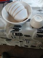 Set van witte keramieken kommen, Huis en Inrichting, Keuken | Servies, Ophalen, Keramiek, Zo goed als nieuw, Kom(men)