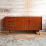 vintage groot dressoir mid-century jaren 60 70 tv meubel, Ophalen, Gebruikt, 150 tot 200 cm, 25 tot 50 cm